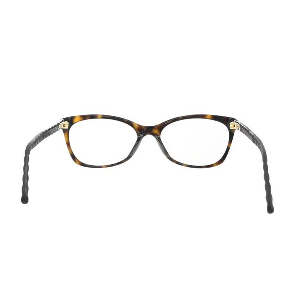 CHANEL CC Logo Matelasse Glasses Eye Wear 3287-Q-A Plastic Brown 09RF712 - Picture 4 of 12